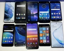 Non Functional Display Smart Phones Dummy Toy Prop Fake Phones Lot of 10