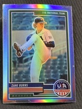2023 Panini USA Baseball Stars & Stripes REFRACTOR Zane Burns item 1