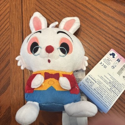 White Rabbit Disney Mini Mix-its Plush Mad Tea Party Alice In Wonderland 6 