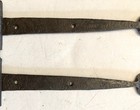 VINTAGE HORTON BRASSES PAIR OF FORGED IRON HEART STRAP HINGES;MADE 1993 EXC COND — photo 7