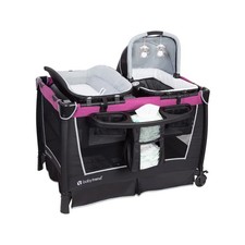 Baby Trend PY75C55C Retreat Portable Nursery Center w/ Changing Table, Purple