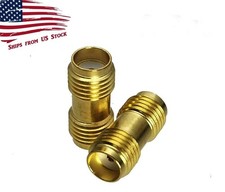 SMA Female Jack to SMA Female Jack Straight RF Adapter 2Pcs