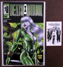 LADY DEATH Gallery #1 Emerald Death Widow Edition 177/250 M/NM+ Black Widow