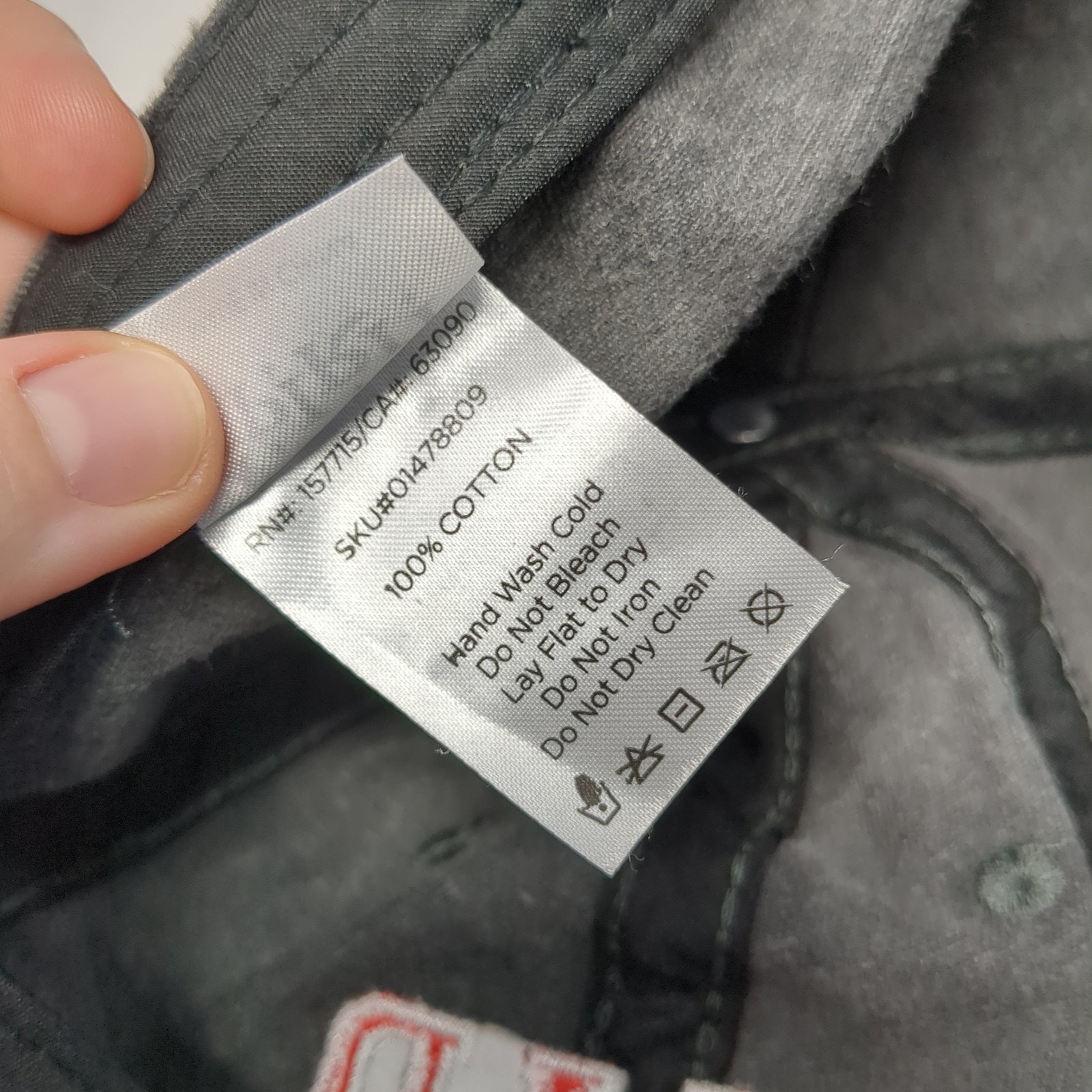 Dead Inside Slideback Hat Gray One Size Adjustabl… - image 10