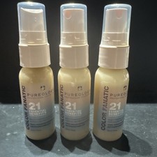 Pureology Color Fanatic Leave-In Conditioner 21 Benefits 1 oz Travel PACK OF 3