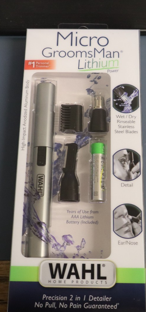 Wahl Micro GroomsMan Lithium Power 2 in 1 Personal Trimmer 5