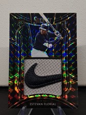 2021 Panini Select - Rookie Estevan Florial Black Finite Nike Swoosh One Of One