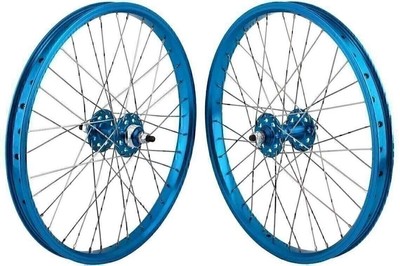 SE Bikes 20in Wheel Set BLUE