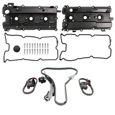 Timing Chain Kit Valve Covers For 04-09 Nissan Quest Maxima Altima 3.5L