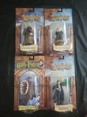 Harry Potter Mattel Action Figure Lot Professor Lockhart Voldemort Ron Flitwick 