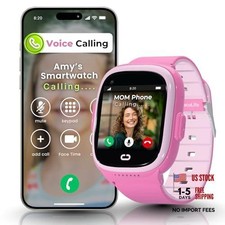 Smart Watch for Kids with GPS Tracker, Audio  Video Calling, SOS Alerts, HD