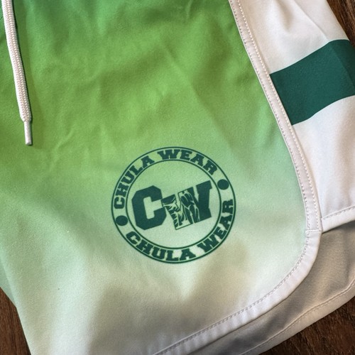 Chula Wear Shorts Size 30 X 6 Green Physique Competition Board Mens - Picture 2 of 5