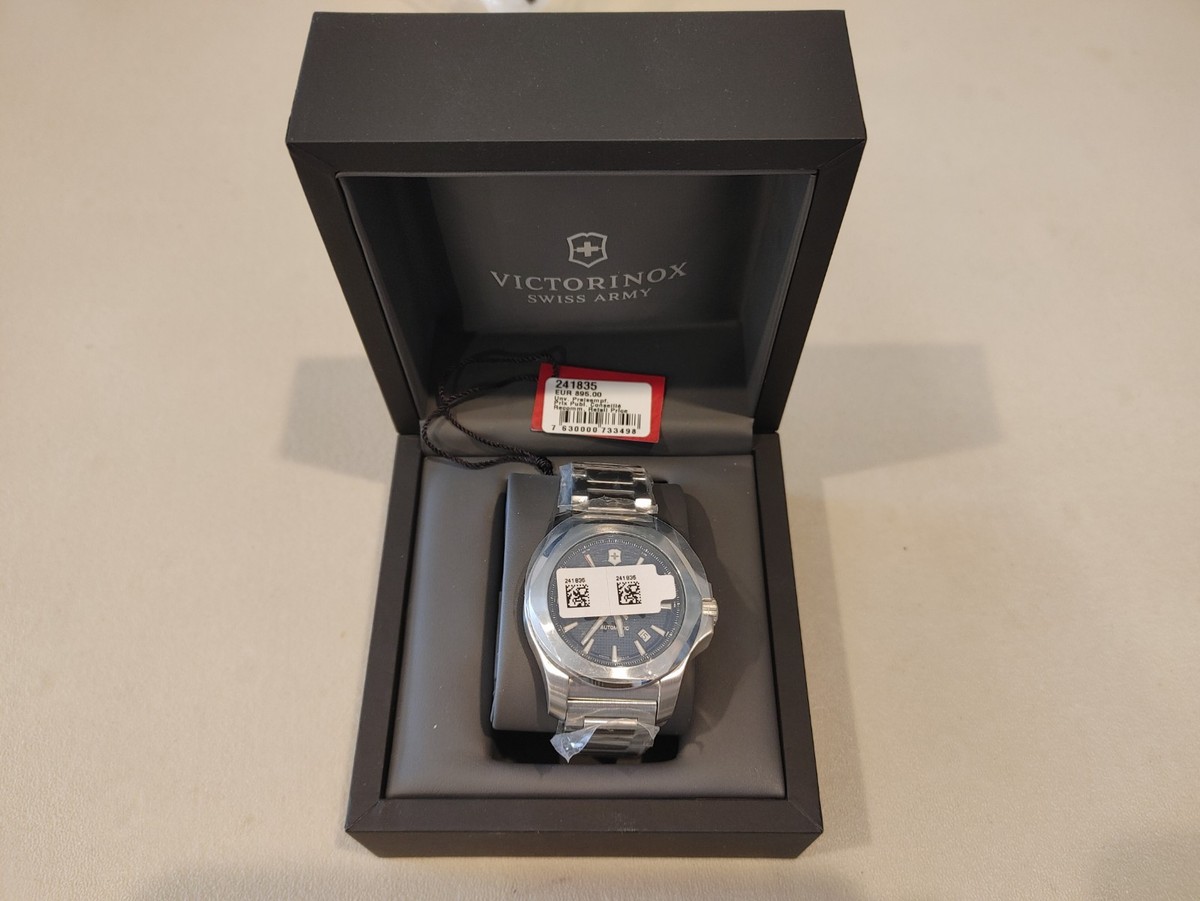 Victorinox I.N.O.X. Automatic Blue Dial Men's Watch 241835 | eBay