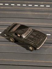 AURORA T-JET 1388 Black CHEVY CAMARO SS HO Scale Slot Car