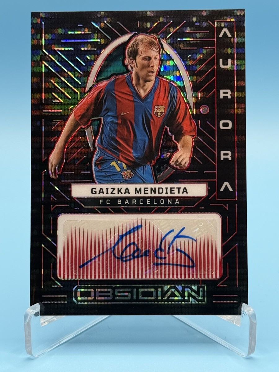 panini obsidian soccer スアレス　バルセロナ直筆サイン 2022-23 Obsidian Soccer Aurora Red Pulsar Gaizka Mendieta Auto #19