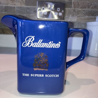 BALLANTINES THE SUPERB SCOTCH BLUE KRUG SETON POTTERY OF CORNWALL WHISKY WHISKEY