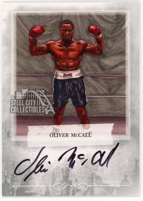 Oliver McCall 2010 Ringside Round 2 Boxing Autograph Card #A-OM2