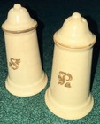 VINTAGE Pfaltzgraff Salt Pepper Shakers Ceramic Stoneware Set Country Farmhouse — photo 2