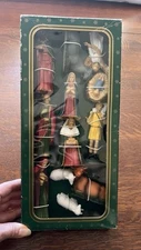 Vintage Kurt S. Adler Miniature Christmas Nativity 12 Piece Set NEW NIB