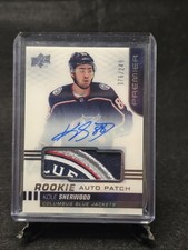 Kole Sherwood 2019-20 Upper Deck Premier Rookie Patch Auto /249 (SICK PATCH)!