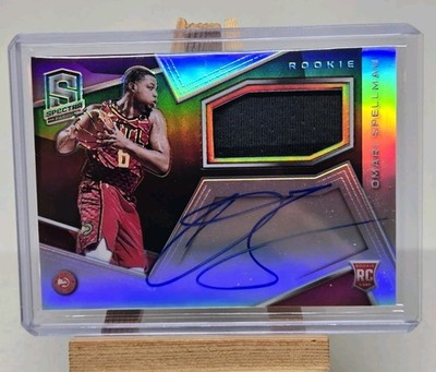 Omari Spellman Auto /299 Prizm 2018-19 Panini Spectra - Rookie Jersey Autographs