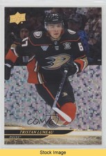 2024-25 Upper Deck Series 1 Speckled Rainbow Foil Tristan Luneau #3 READ 3d2