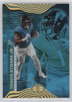 2022 Panini Illusions Trophy Collection Light Blue 130/199 Travis Etienne Jr rp9