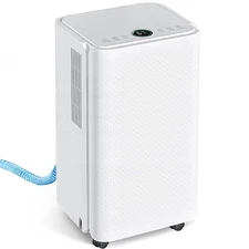 30 Pints Dehumidifier with Drain Hose Gallon Water Tank Quiet with Humidity Ring
