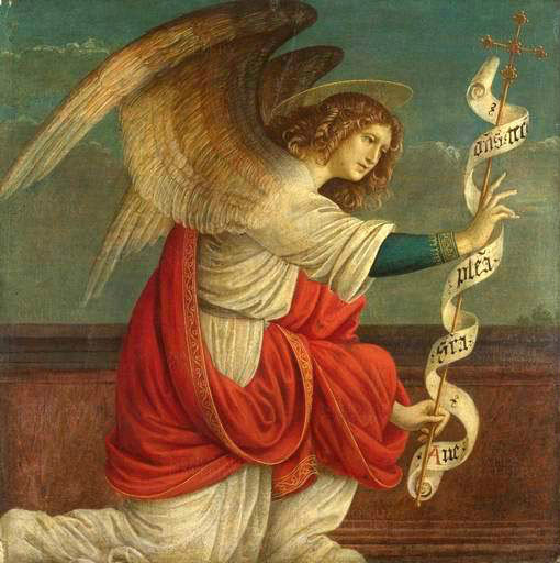 Painting Portraits Gaudenzio Ferrari Angel Gabriel Holding C