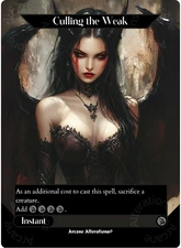 Culling the Weak - Full Art Altered Art Custom Proxy Cards