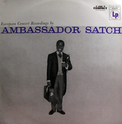 LOUIS ARMSTRONG Ambassador Satch LP [1956 Mono] SirH70
