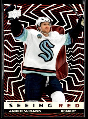 2023-24 Upper Deck Seeing Red Silver Spectrum Jared McCann Seattle Kraken #SR-90