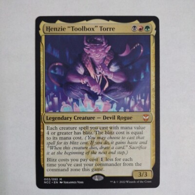 Henzie ''Toolbox'' Torre | MTG | NCC | 002/093 | Same Day Shipping!