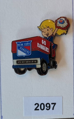 Eishockey Pin, USA New York Rangers, Eis-Maschine ''Go Rangers'', 2097