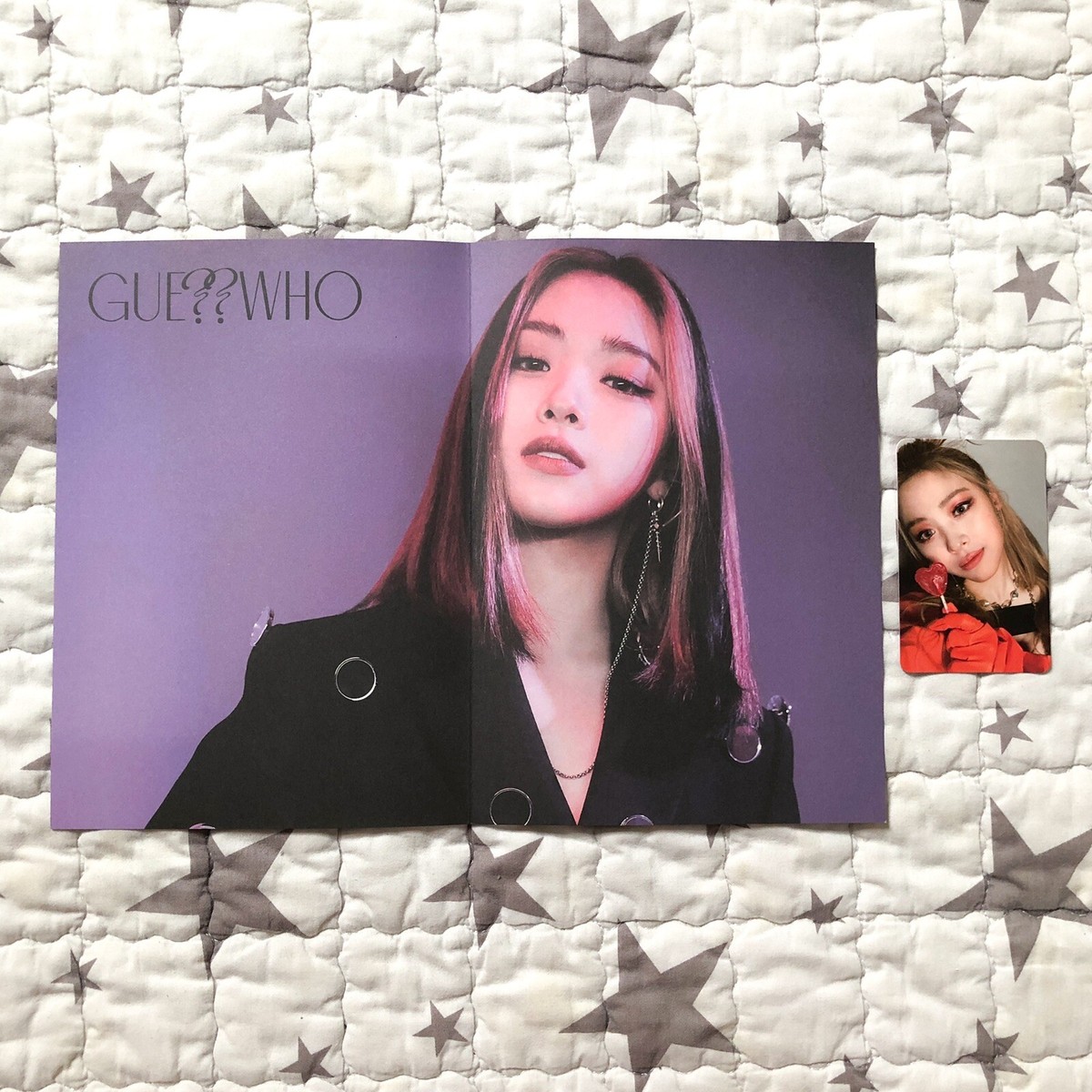 itzy guess who ポスター　リュジン ITZY Ryujin Guess Who Album Folded Poster + Photocard | eBay