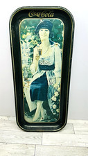 Vintage 1973 COCA COLA Gibson girl Tin Serving Tray 19" x 8.5"