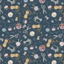 AND SEW IT GOES Cotton Print by DEAR STELLA  BTY