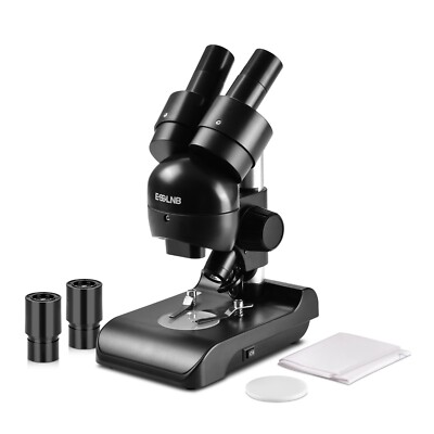 30X Stereo Microscope Upper and Lower LED for Kids Specimens Rocks Watching
