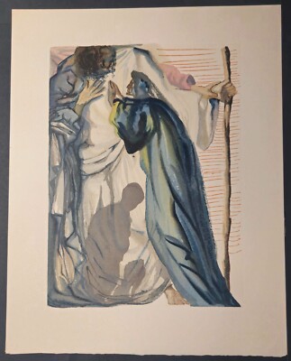 Salvador Dalí, Göttliche Komödie von Dante - Fegefeuer Gesang XIV