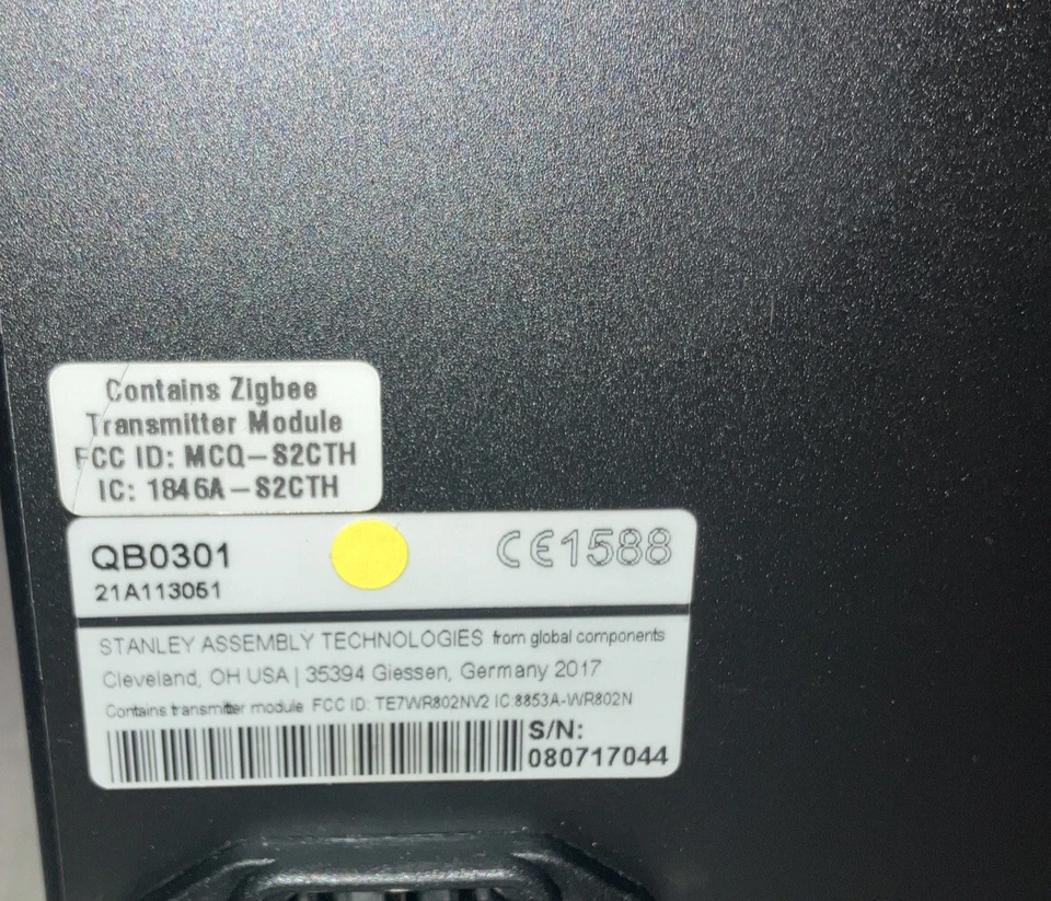 UNIDAD CONTROLADORA STANLEY 21A113051 QB0301 QPM CONTROLADOR DE NODO DE RED QPM PROBADO Foto 2 de 4