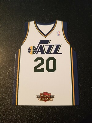 2010-11 Panini Threads Gordon Hayward Team Die-Cut Jersey Home #20 RC