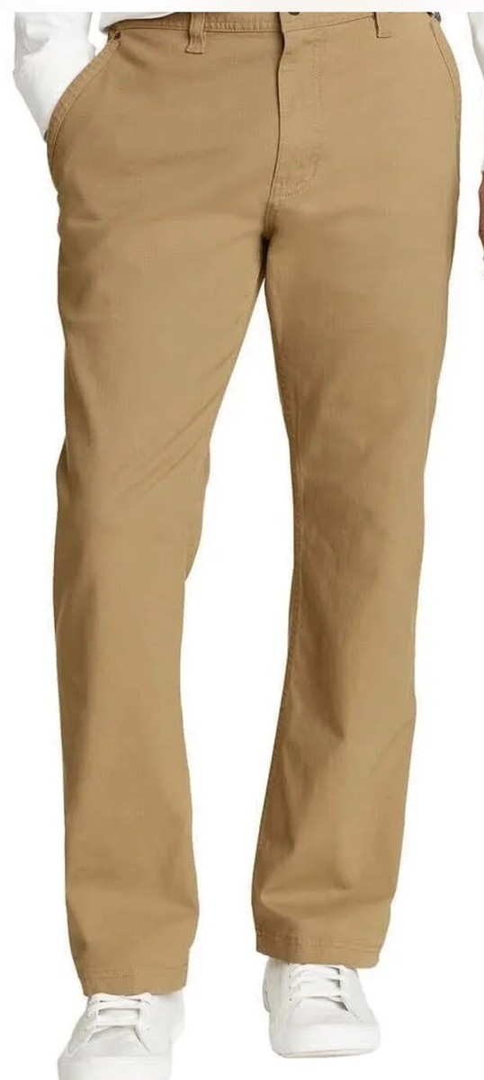 Eddie Bauer Men's Durable Two-Way Stretch Canvas Utility Pant Work