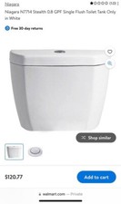 Niagara N7714 Stealth 0.8 GPF Single Flush Toilet Tank Only