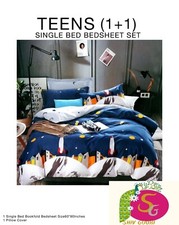 Queen Kids Sheet Set  BUY ONE GET ONE FREE  Queen Sheet  Single Bed Sheet  D