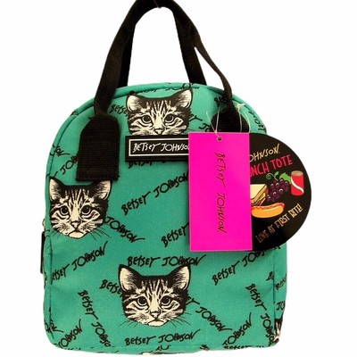 cat insulated lunch bag
