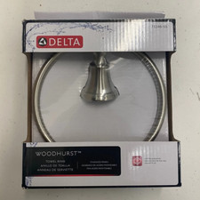 Delta 73246-SS Woodhurst 6-5/16" Wall Mounted Towel Ring, Brilliance Stainless