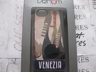 Nib New Venom VENEZIA  Vintage tourism poster~ iphone 5 5S case 