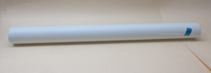 WHITE PAPER, 1 ROLL, 36" WIDE X 50', 3-1/4" OAD, 2" CORE SIZE