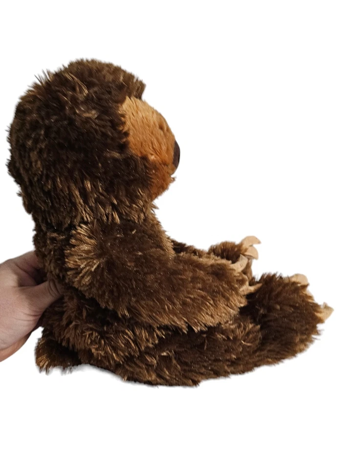 18" Build-a-bear Sloth BAB Retired 2016 Build A Bear Brown W/Attachable Paws - Image 3 of 4