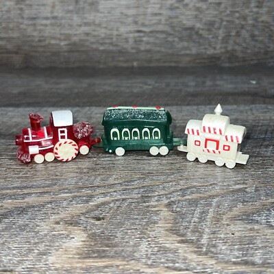 Sweet Express TRAIN SET - 1988, 1989, 1990 Hallmark Christmas Merry Miniatures